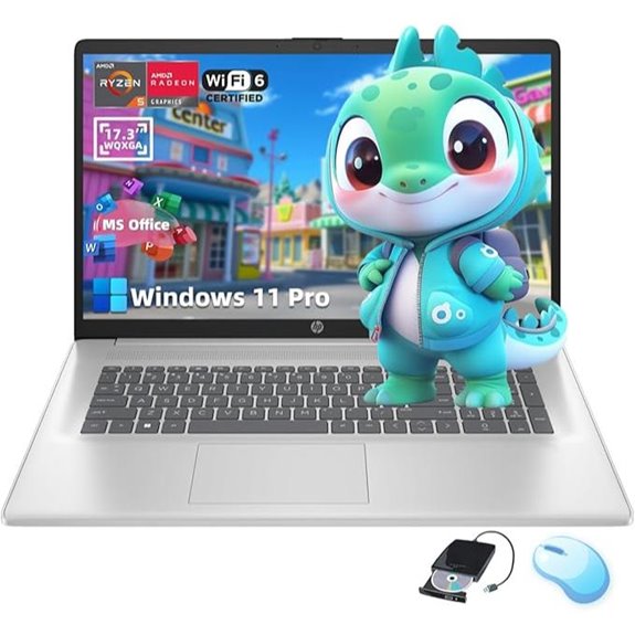 HP 17.3 Ryzen 5 Laptop with 32GB RAM