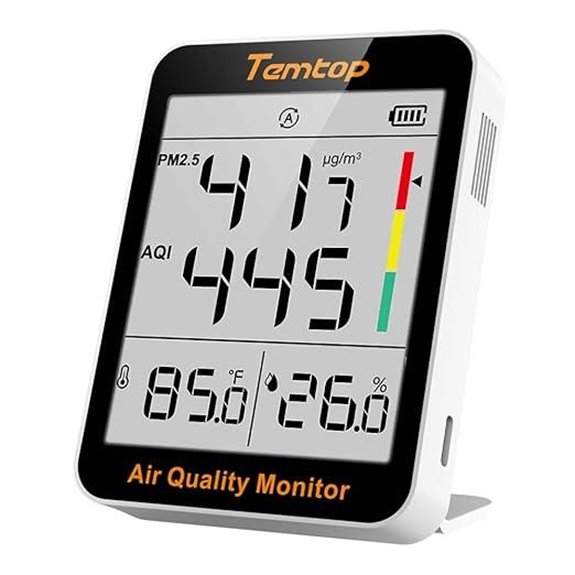 Temtop Indoor Air Quality Monitor with Humidity