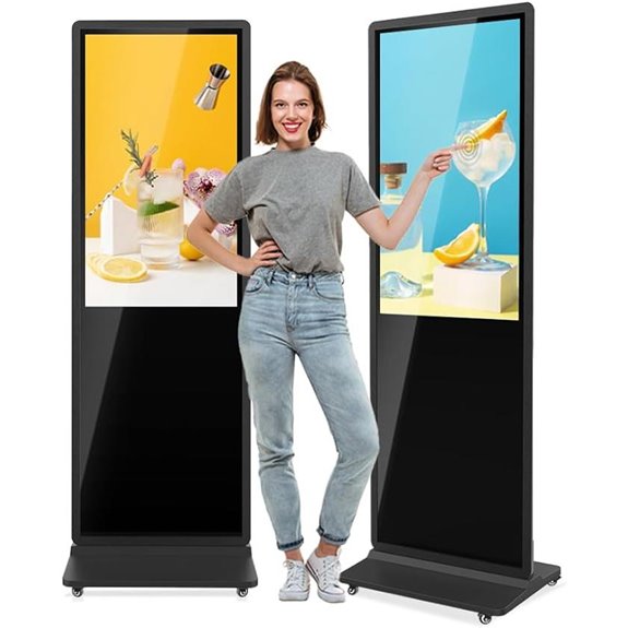 MWE 43 Indoor Digital Signage Touchscreen Kiosk