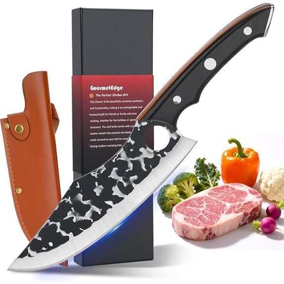 Japanese Chef Knife with Sheath and Sharp Blade
