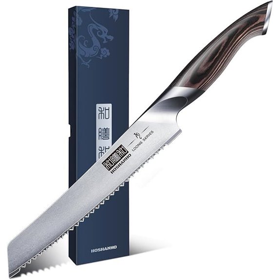 HOSHANHO 8 Japanese High Carbon Bread Knife