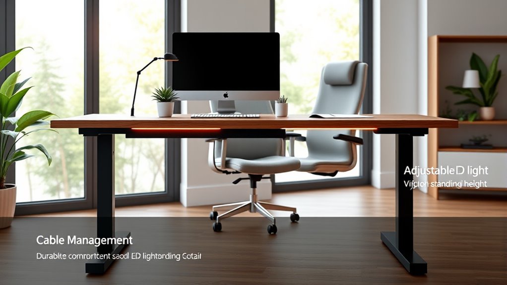 key features for ergonomic workspace