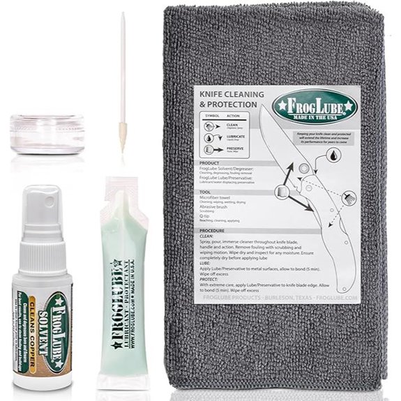 FrogLube Knife Cleaning Kit with Lubricant & Cleaner