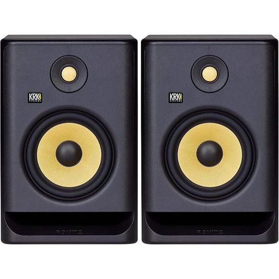 KRK Rokit 7 G4 Studio Monitor Speaker Bundle - Pair Black