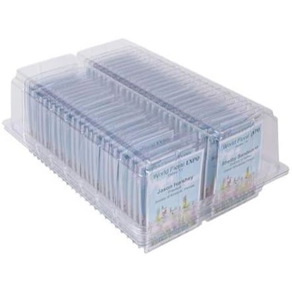 18 1/2x13x7 Tall Display Tray with Cover - Holds 50 Badges