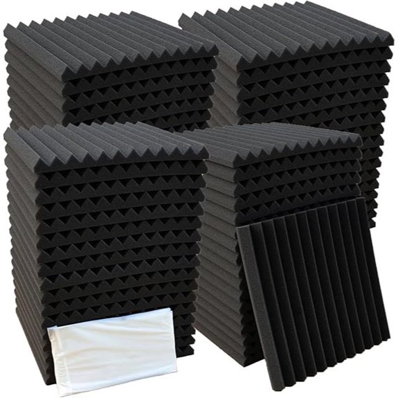 52 Pack Acoustic Foam Wall Tiles