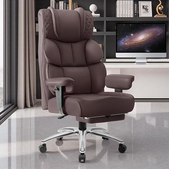 Big & Tall Office Gaming Chair with Footrest