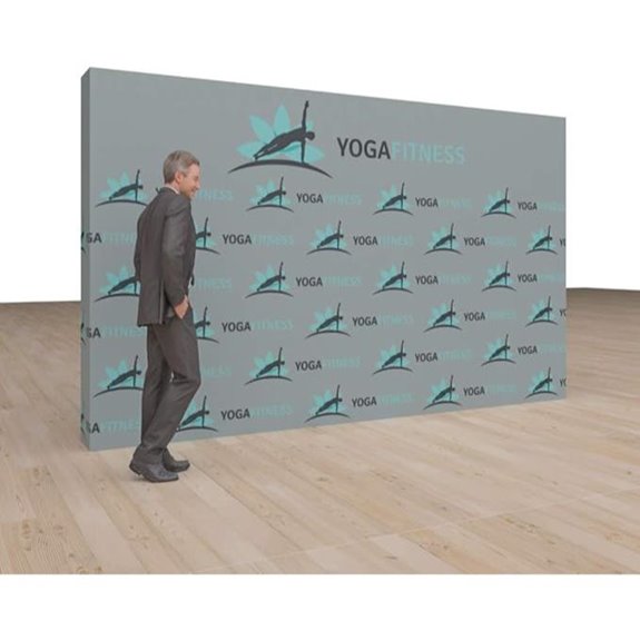 Vispronet Tension Fabric Trade Show Display (12.2x7.4 ft)