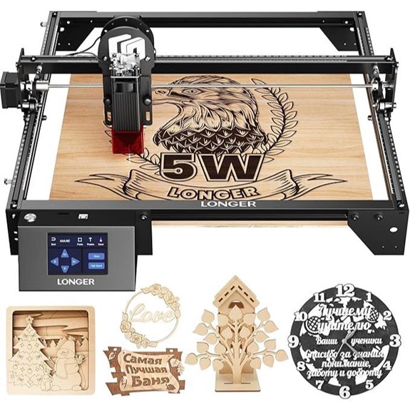 LONGER Laser Engraver Ray5 5W with Touch Screen