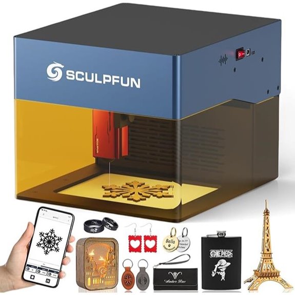 SCULPFUN iCube Pro Laser Engraver with Filtration