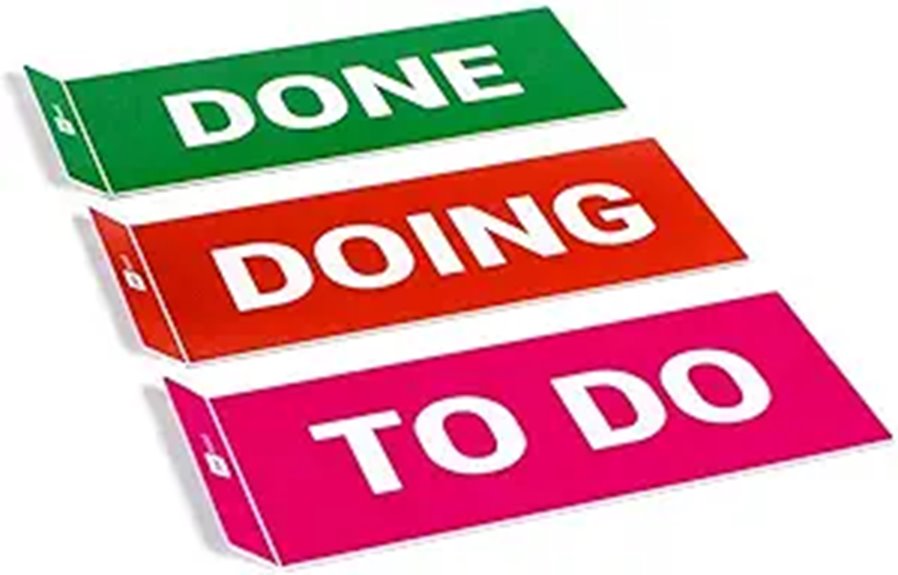 PATboard Magnetic Scrum & Kanban Column Cards (Set of 3)