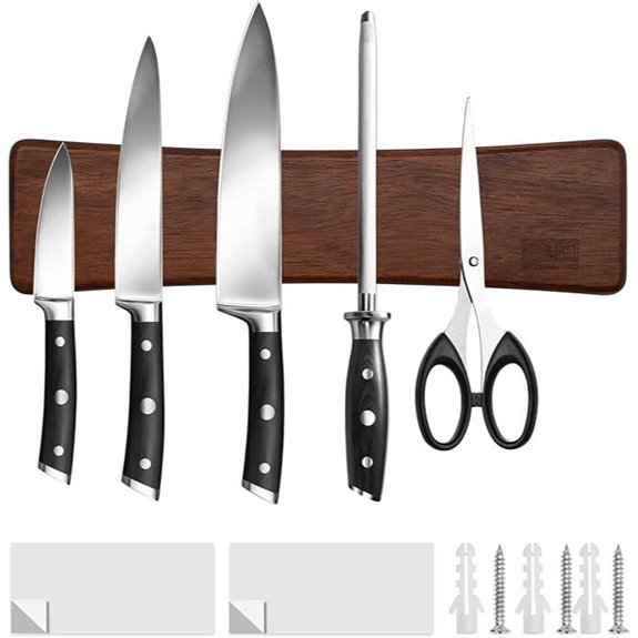 HOSHANHO Magnetic Knife Strip for Wall Organizer