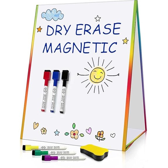 Scribbledo Magnetic Whiteboard with Markers and Eraser