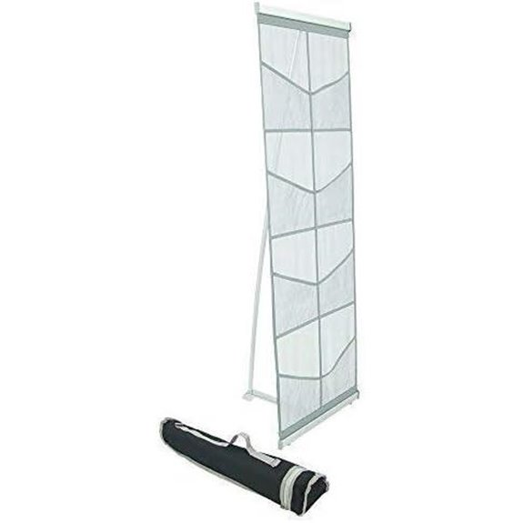 Vispronet Mesh Brochure Holder with 8 Pockets and Carrying Bag