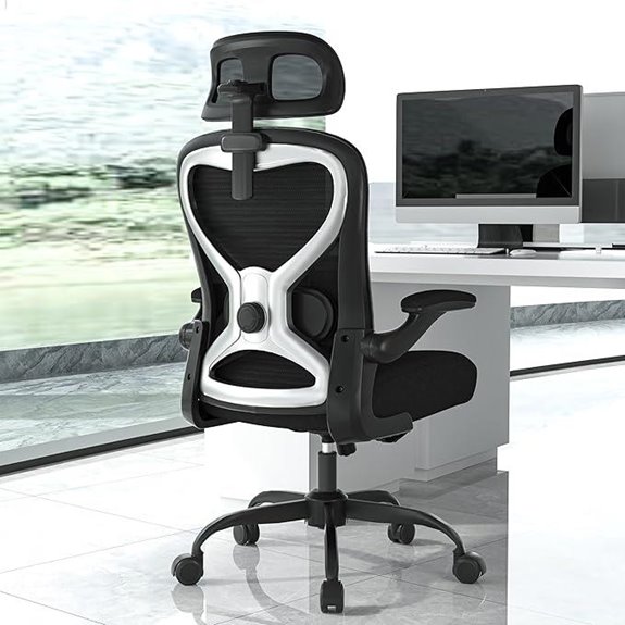 Ergonomic Mesh Office Chair with Headrest and Lumbar