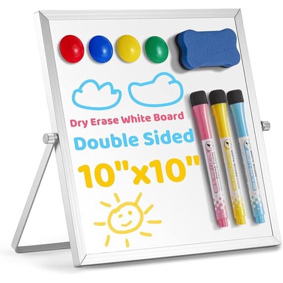 Small Magnetic Dry Erase Board for Kids and Office
