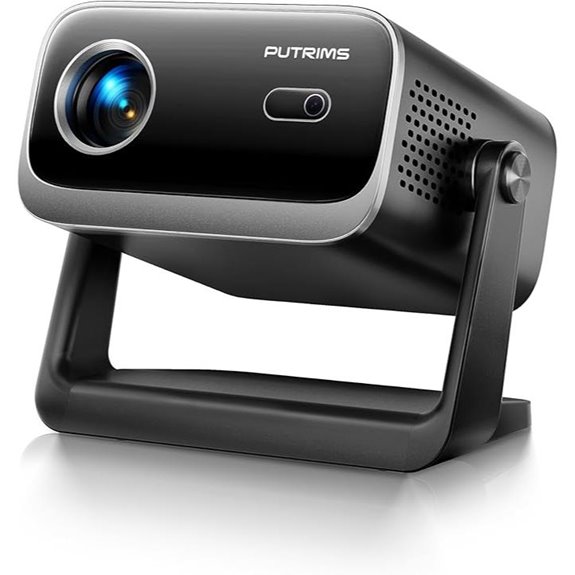 Portable WiFi & Bluetooth Mini Projector with Auto Keystone