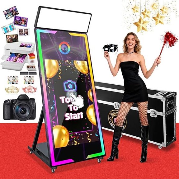 Magic Mirror Photo Booth with Camera & Printer