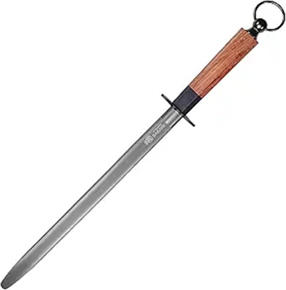 MITSUMOTO SAKARI 12-Inch Honing Steel with Rosewood