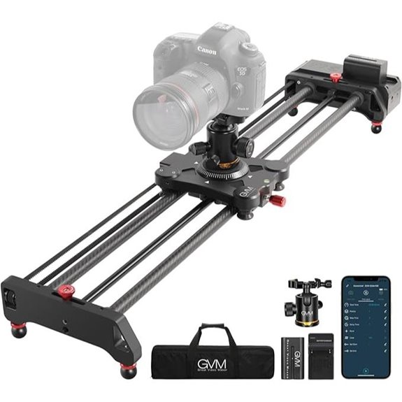 GVM Motorized Camera Slider with App Control