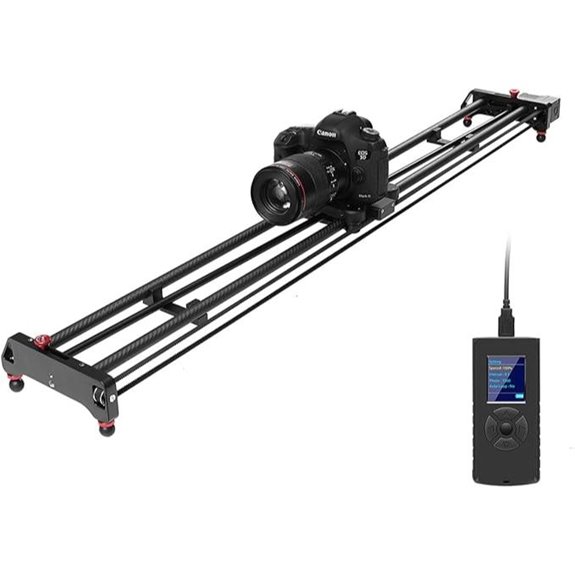 GVM Motorized Camera Slider with Remote Control