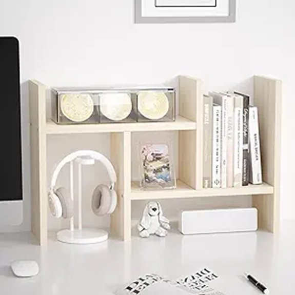 Jerry & Maggie Multi-Functional Desktop Organizer Shelf