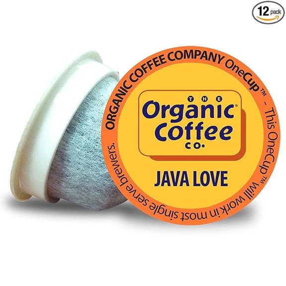 Organic Coffee Company Java Love K-Cup Pods