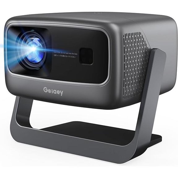 Outdoor 4K WiFi Bluetooth Projector with Auto Focus