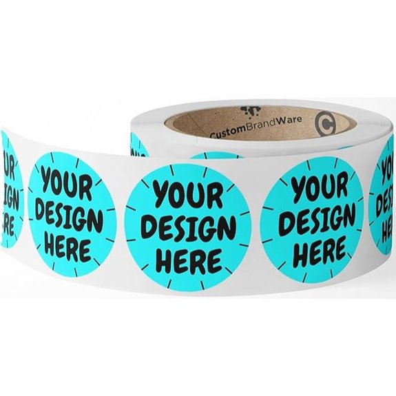 Custom Circle Sticker Labels with Logo (1.5 inch)