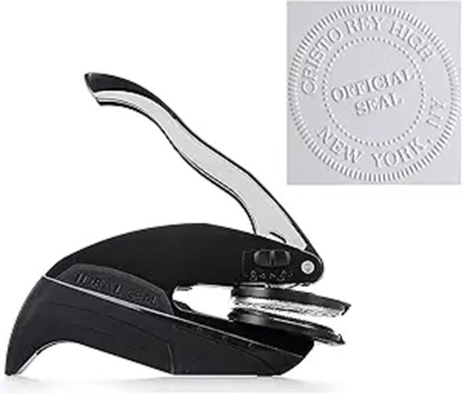 Custom Logo Embosser Seal Stamp Your Own Design Personalized 1 x 5/8