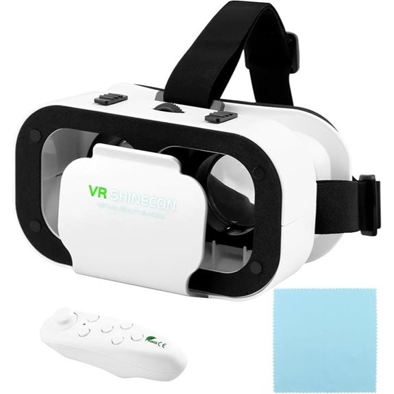 phone vr headset with controller
