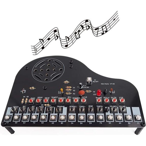 DIY Piano Soldering Practice Kit for STEM Projects