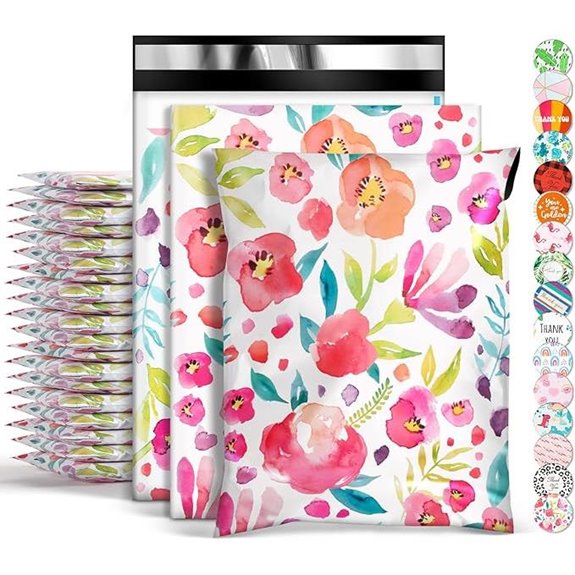 Oududianzi Poly Mailers 10x13 100PCS Self-Seal Shipping Bags