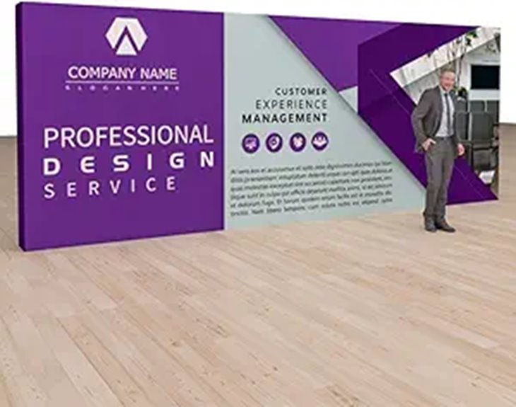 Vispronet Pop-Up Fabric Trade Show Display Booth