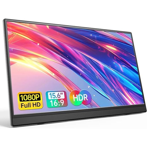 15.6-Inch Portable 1080P Monitor with HDMI & USB-C