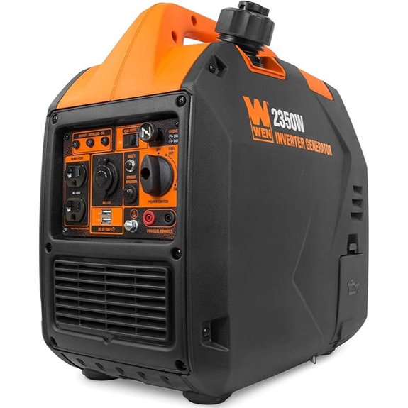 WEN 2350W Portable Inverter Generator with Fuel Shut-Off