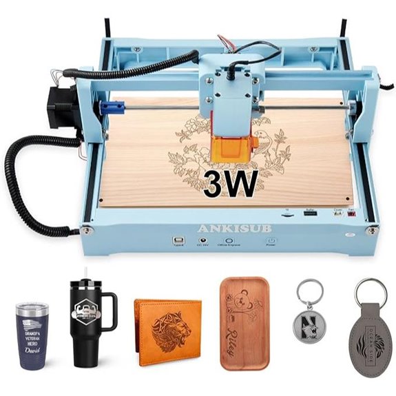 L4 3000mW Laser Engraver Machine with Portable Design