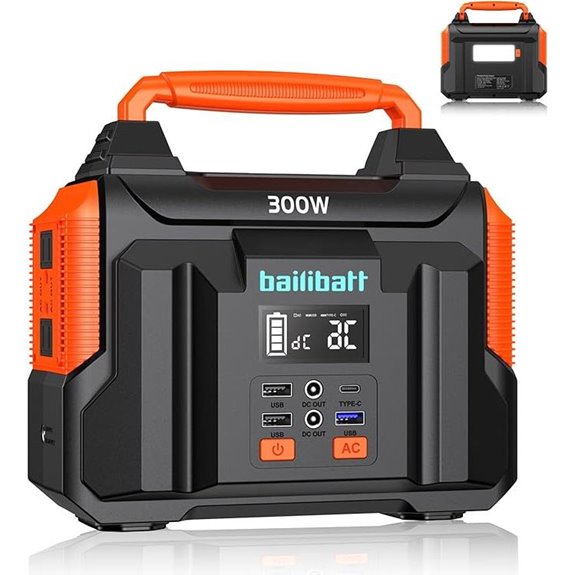 Portable 300W 257Wh Lithium Power Station for Outdoors