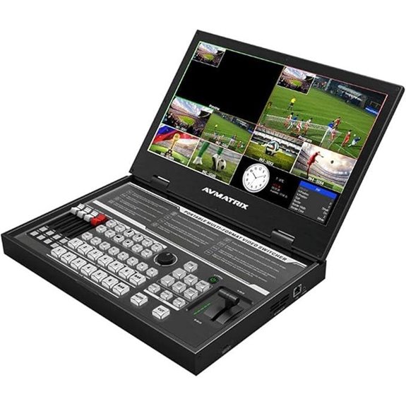 AVMATRIX 15.6 Portable 6-Channel Streaming Switcher