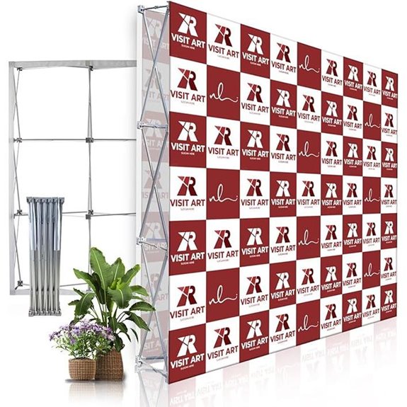 Portable Pop-Up Display Stand 7.5x7.5 FT for Trade Shows