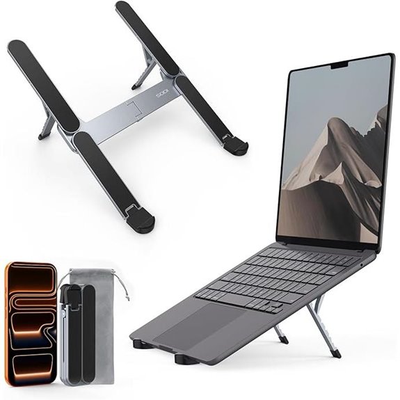 SODI Foldable Laptop Stand for Travel & Desk