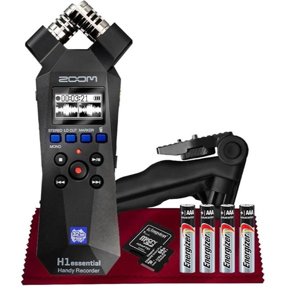Zoom H1 Essential Portable Audio Recorder with Microphone