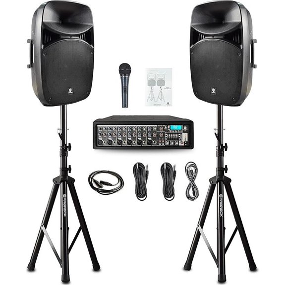 PRORECK MX15 15 Bluetooth PA System with Mixer