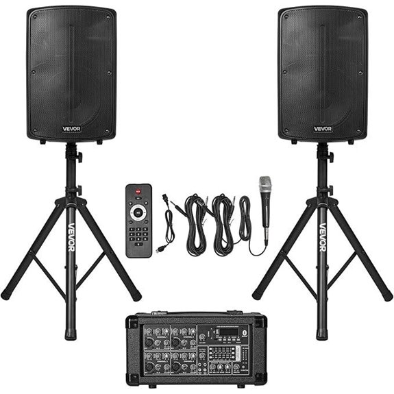 VEVOR Portable Bluetooth PA System with Microphone