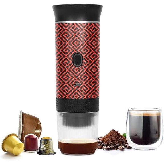 Portable Electric Coffee Maker for Travel and Camping