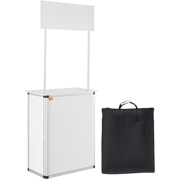 VEVOR Portable Promotion Counter with Storage and Wall