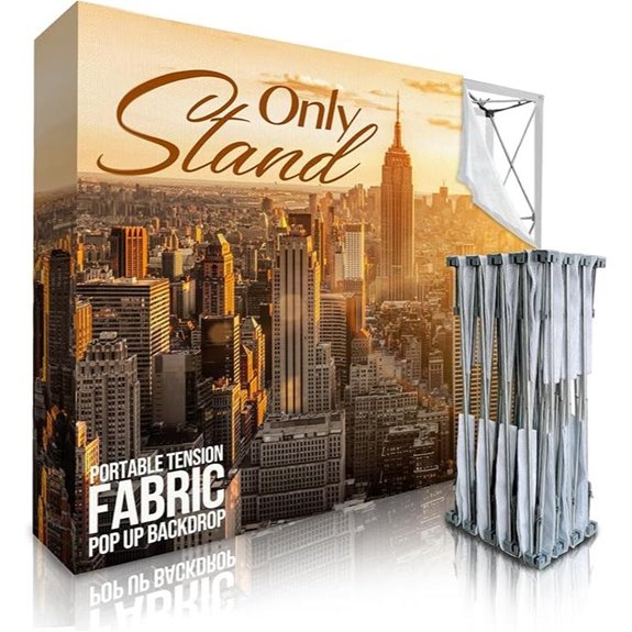Tension Fabric Pop Up Display Stand for Events