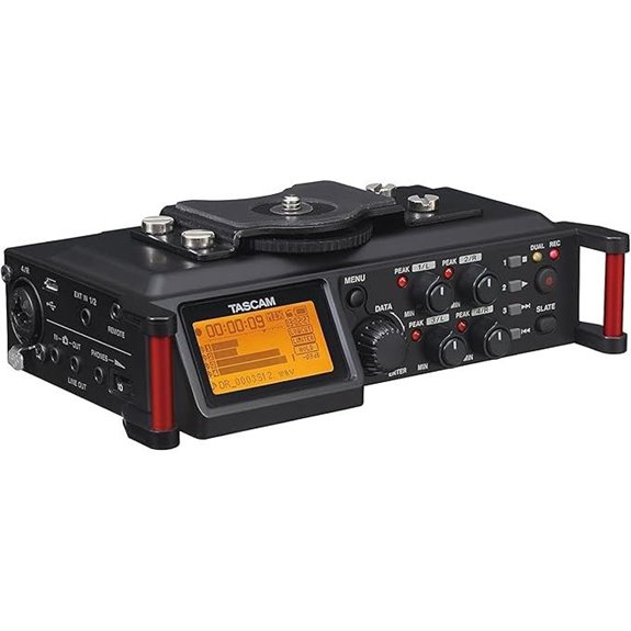 TASCAM 4-Channel Portable Audio Recorder for Videographers