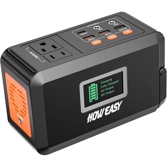 HOWEASY Portable Power Station with Solar Panel (120W)