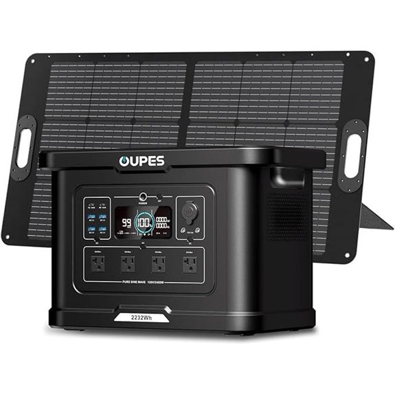 OUPES Exodus 2400 Solar Generator with Panels